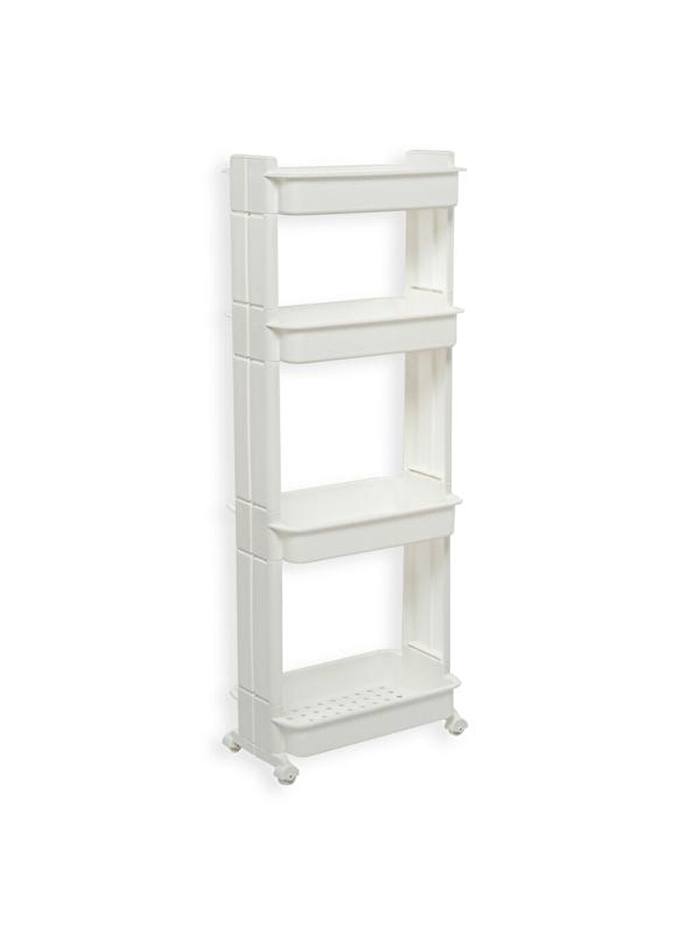 Beyaz Modern 4'lü Organizer ve Oyuncak Rafı