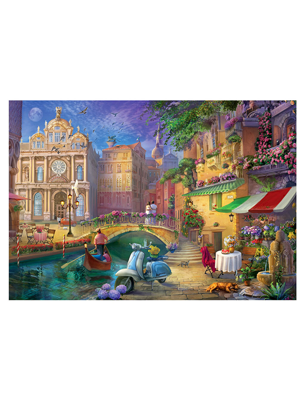 Anatolian Renksiz Puzzle 500 Parça Romantik Venedik 3633