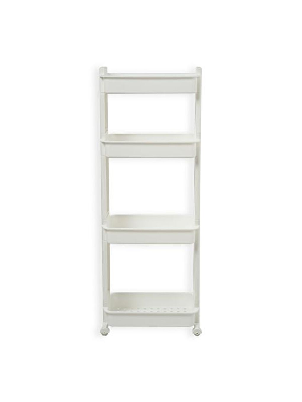 Beyaz Modern 4'lü Organizer ve Oyuncak Rafı-1