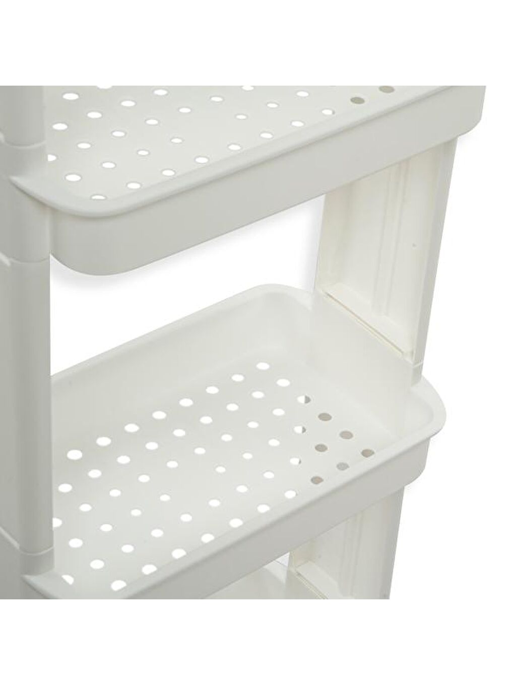 Beyaz Modern 4'lü Organizer ve Oyuncak Rafı-2