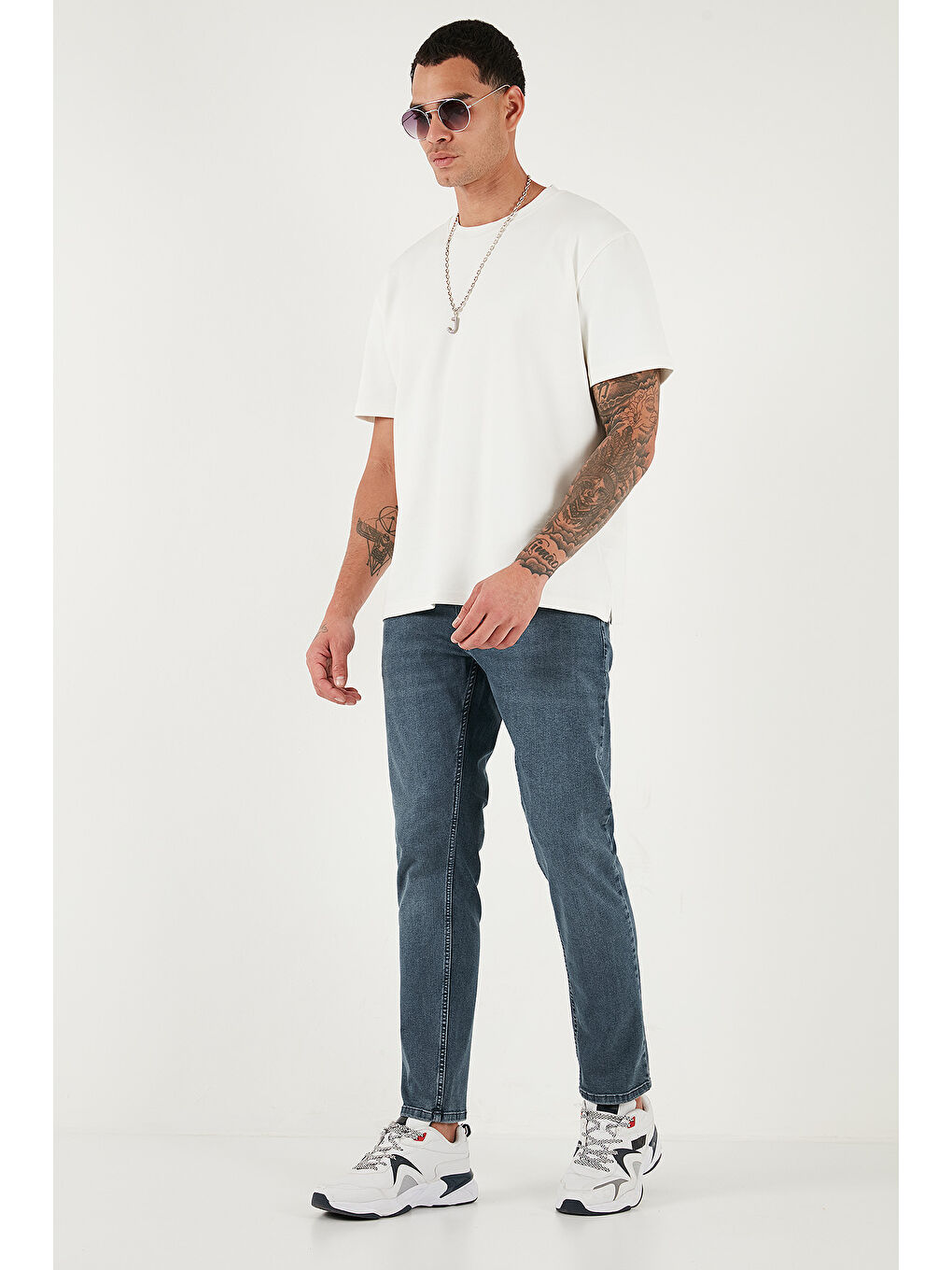 Mavi Pamuklu Regular Fit Normal Bel Boru Paça Jeans 2211C02PARMA-3