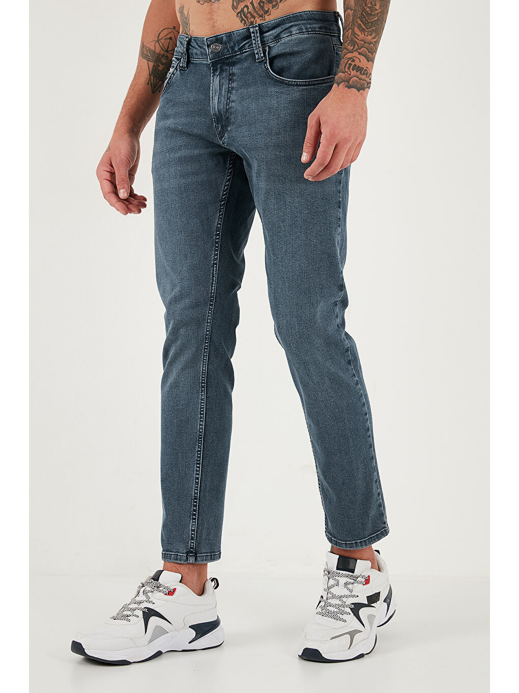Mavi Pamuklu Regular Fit Normal Bel Boru Paça Jeans 2211C02PARMA-4