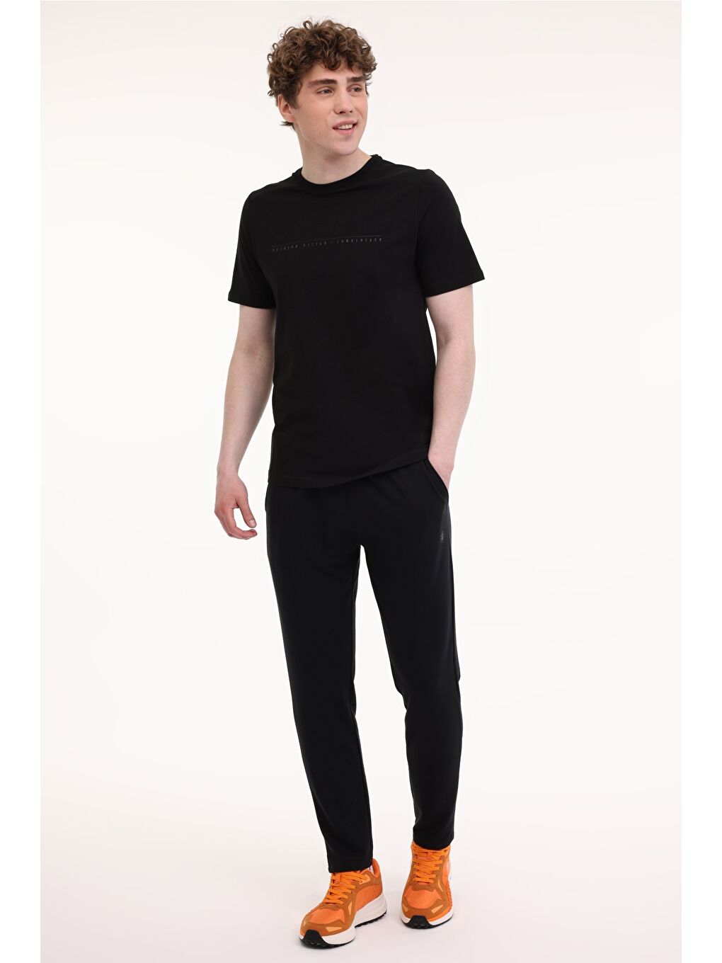 ML SONO 11ITL615 5FX Siyah Erkek Kısa Kol T-Shirt-2