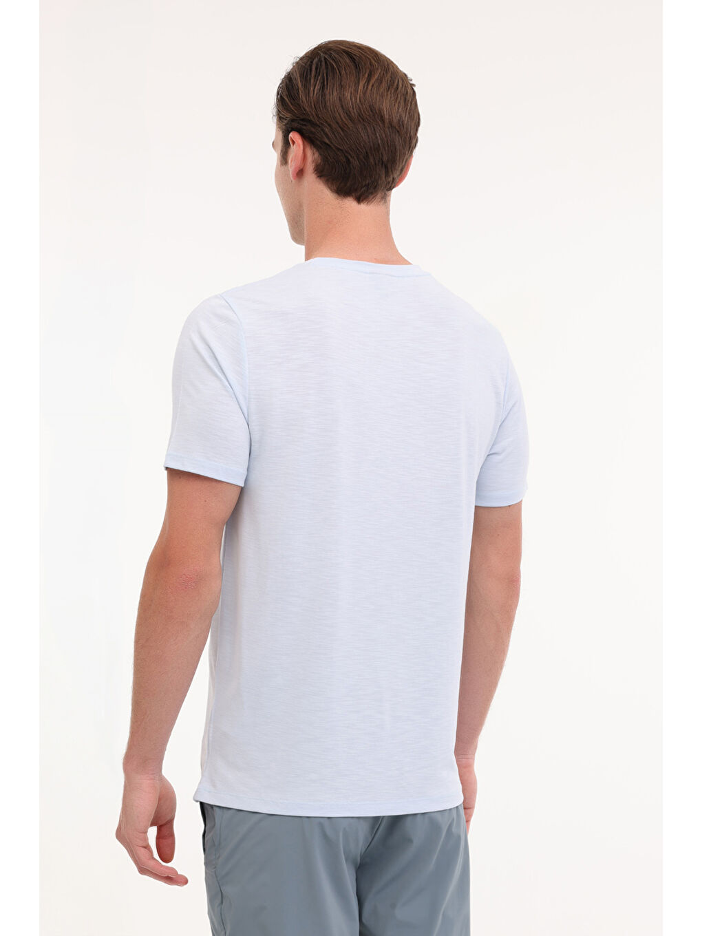 ML JASPER 11URB1052 5FX Mavi Erkek Kısa Kol Tişört-1