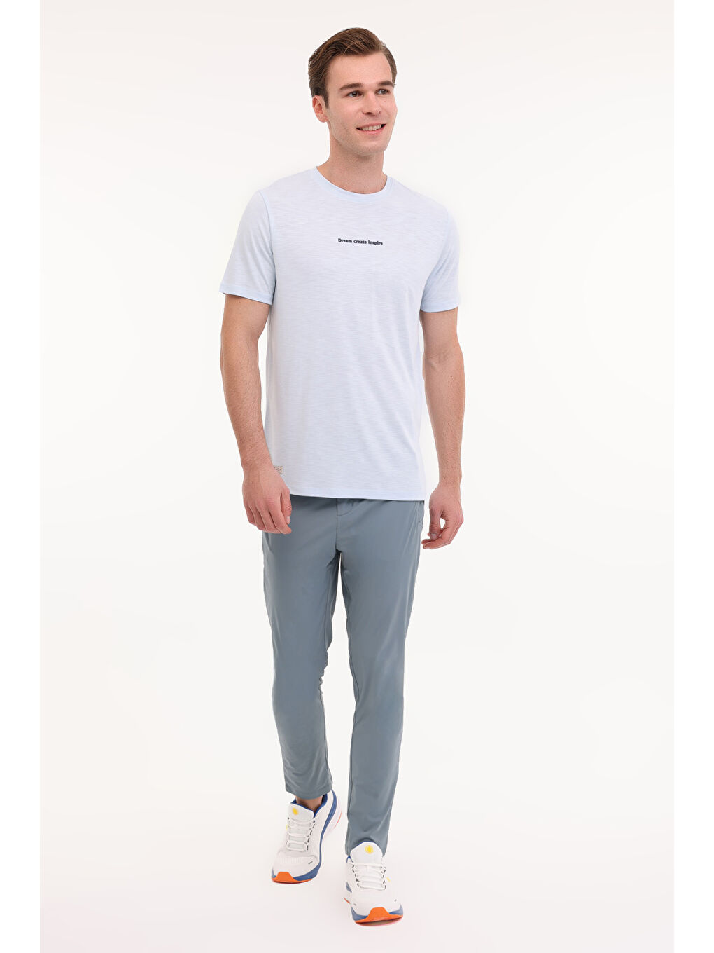 ML JASPER 11URB1052 5FX Mavi Erkek Kısa Kol Tişört-2