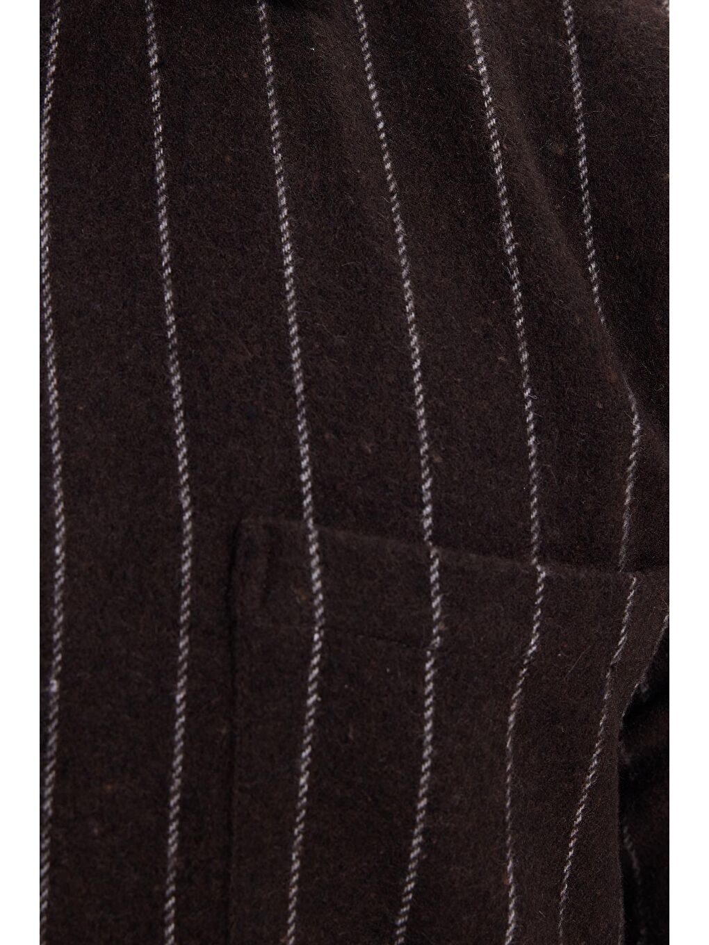 Karışık Erkek Regular Fit Klasik Kesim Çizgili Çift Cep Kapaklı Oduncu Gömlek-5