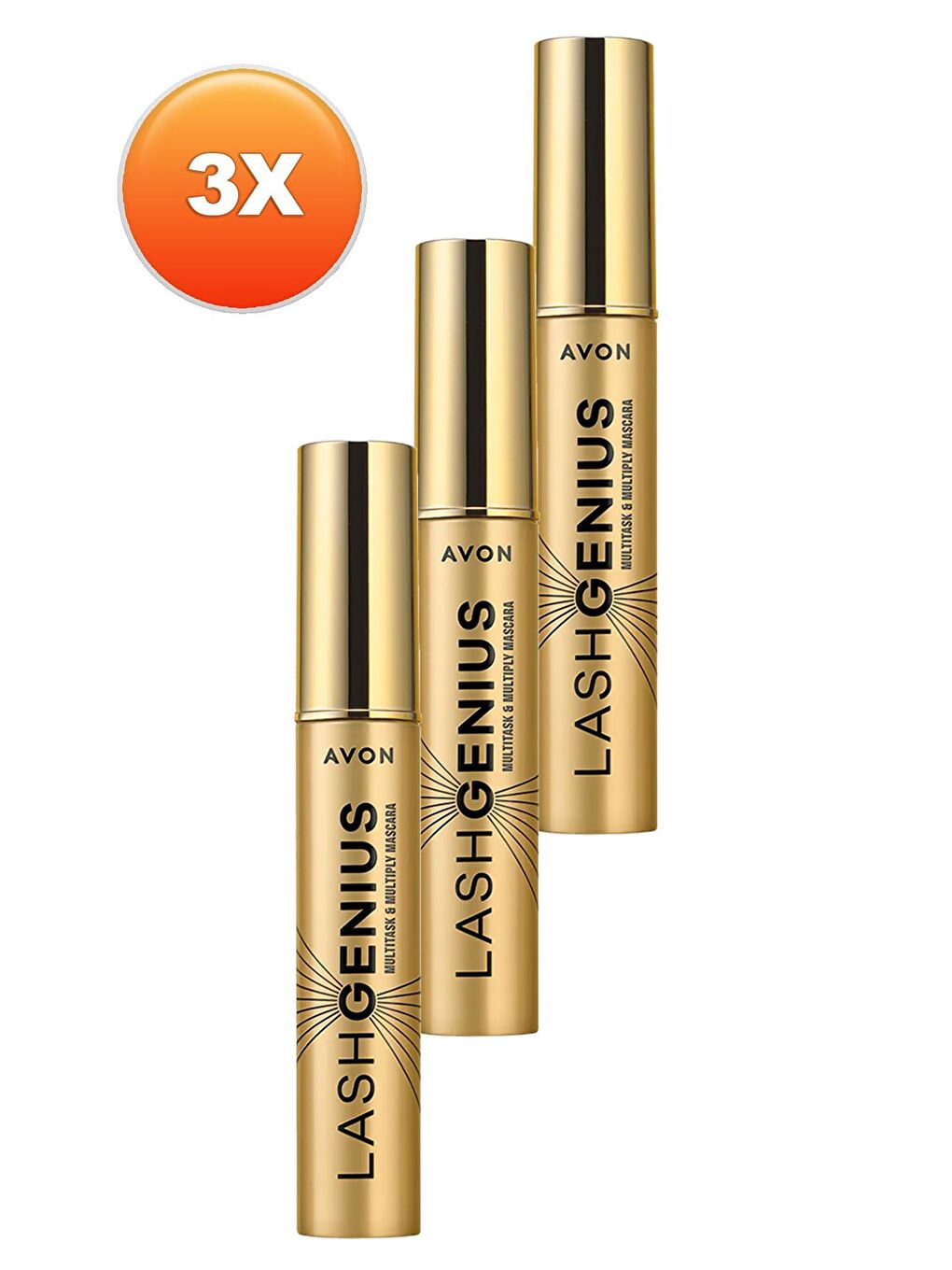 AVON Renksiz True Lash Genius 5 Etkili Maskara 10 ml 3'lü Set - 1