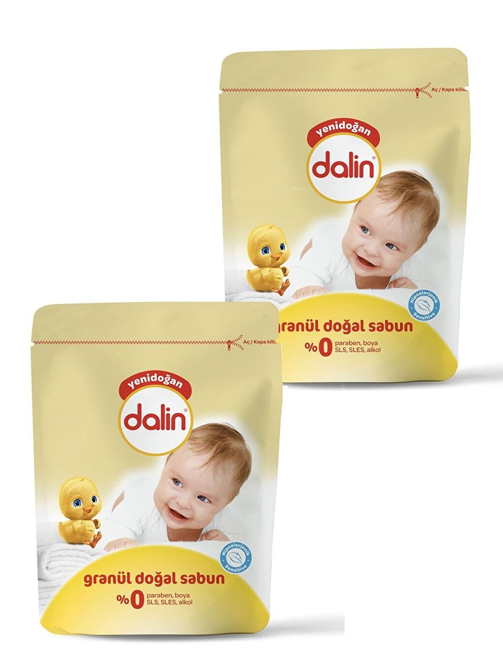 Dalin Renksiz Granül Toz Sabun 1000 gr x 2 Adet