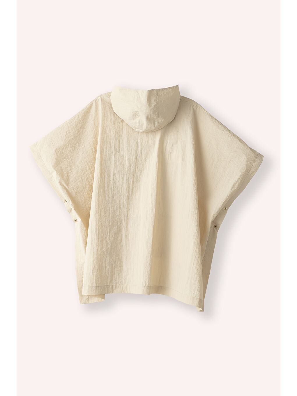 Kız Çocuk Katlanınca Çanta Olabilen Yağmurluk Bej-2