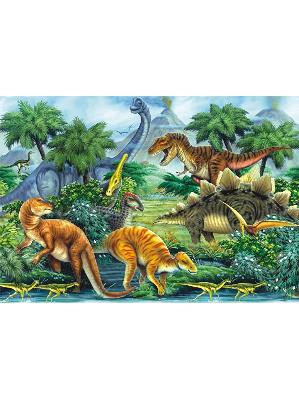 Anatolian Renksiz Puzzle 260 Parça Dinozorlar Vadisi I 3285