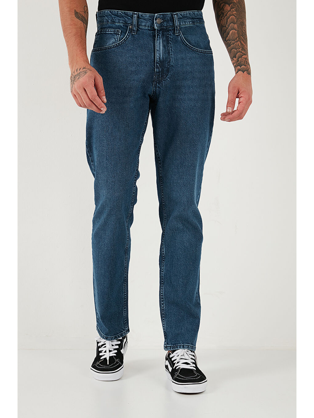 Mavi Pamuklu Comfort Fit Normal Bel Boru Paça Jeans 4400C17TEXAS-1