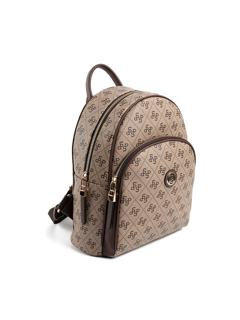 Bej Kadın 1062-47400 SILVER POLO SIRT ÇANTASI M178 KOYU BEJ-MAT KAHVE-1