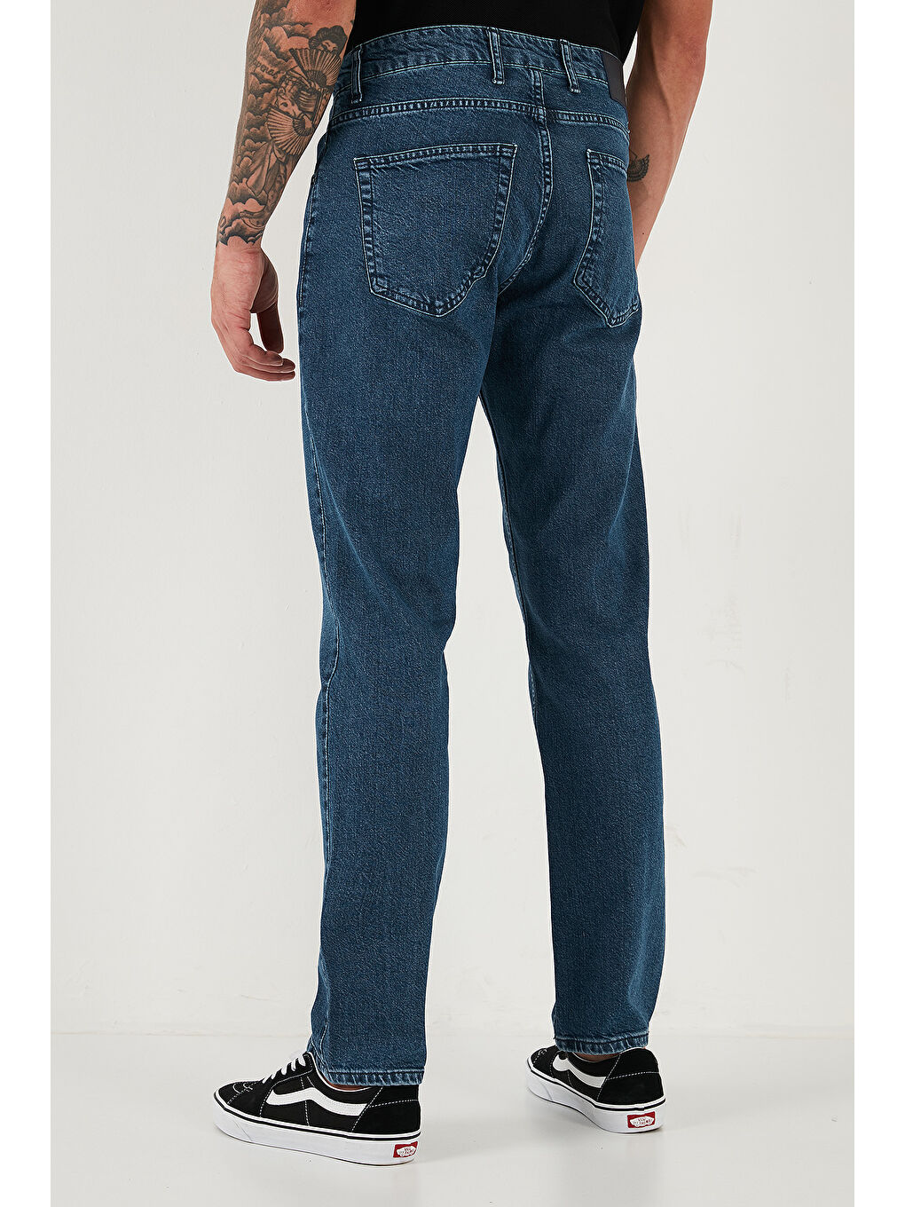 Mavi Pamuklu Comfort Fit Normal Bel Boru Paça Jeans 4400C17TEXAS-4