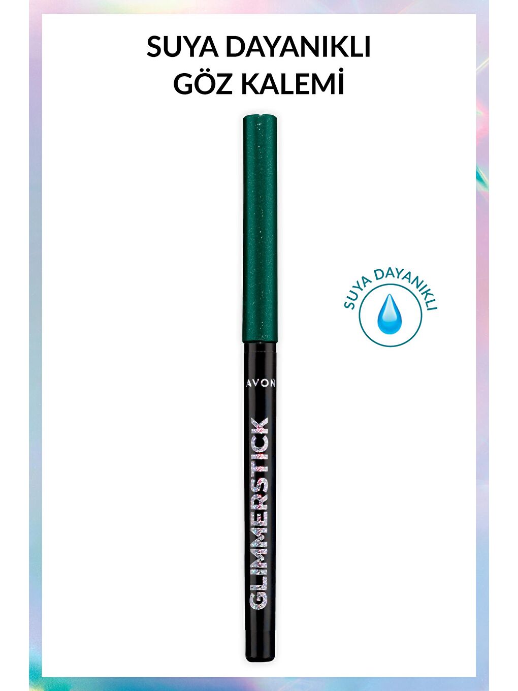 AVON Renksiz Glimmersticks Pırıltılı Asansörlü Suya Dayanıklı Göz Kalemi Emerald Glow