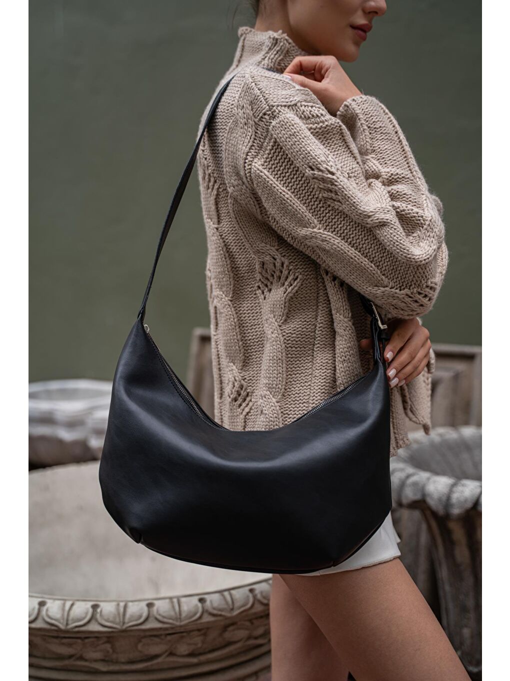 Nova Unisex Büyük Çanta - Siyah