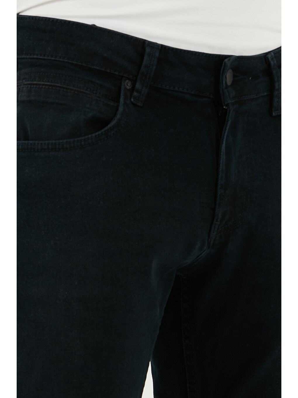 Lacivert Pamuklu Normal Bel Regular Fit Boru Paça Jeans 2211C05PARMA-4