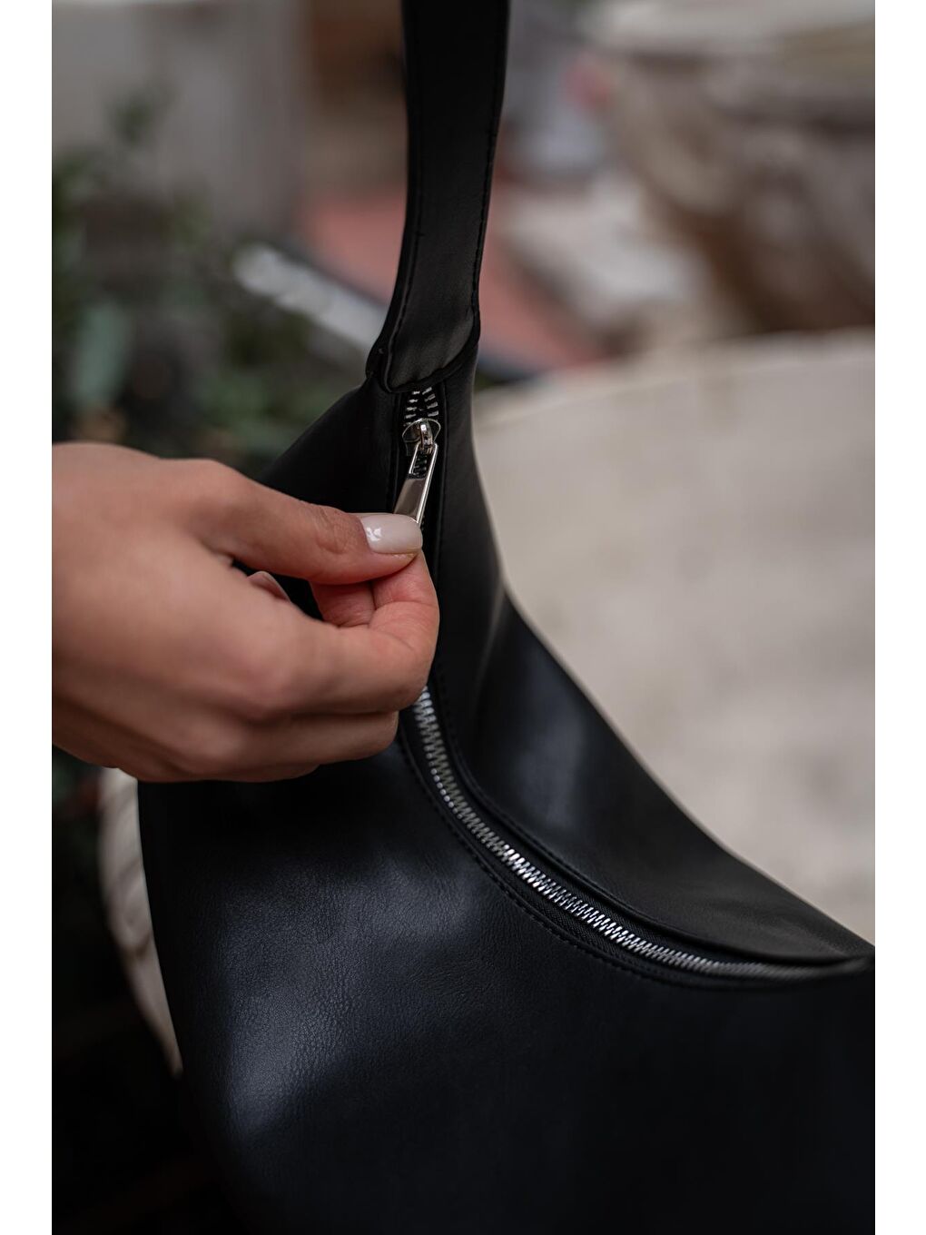 Nova Unisex Büyük Çanta - Siyah-5