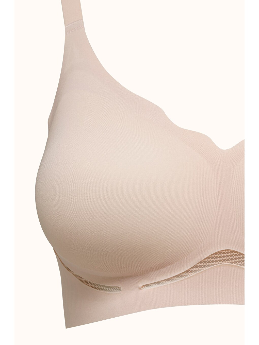 Balensiz Dikişsiz Lazer Kesim Pedli Sütyen Cc429 Pembe-1