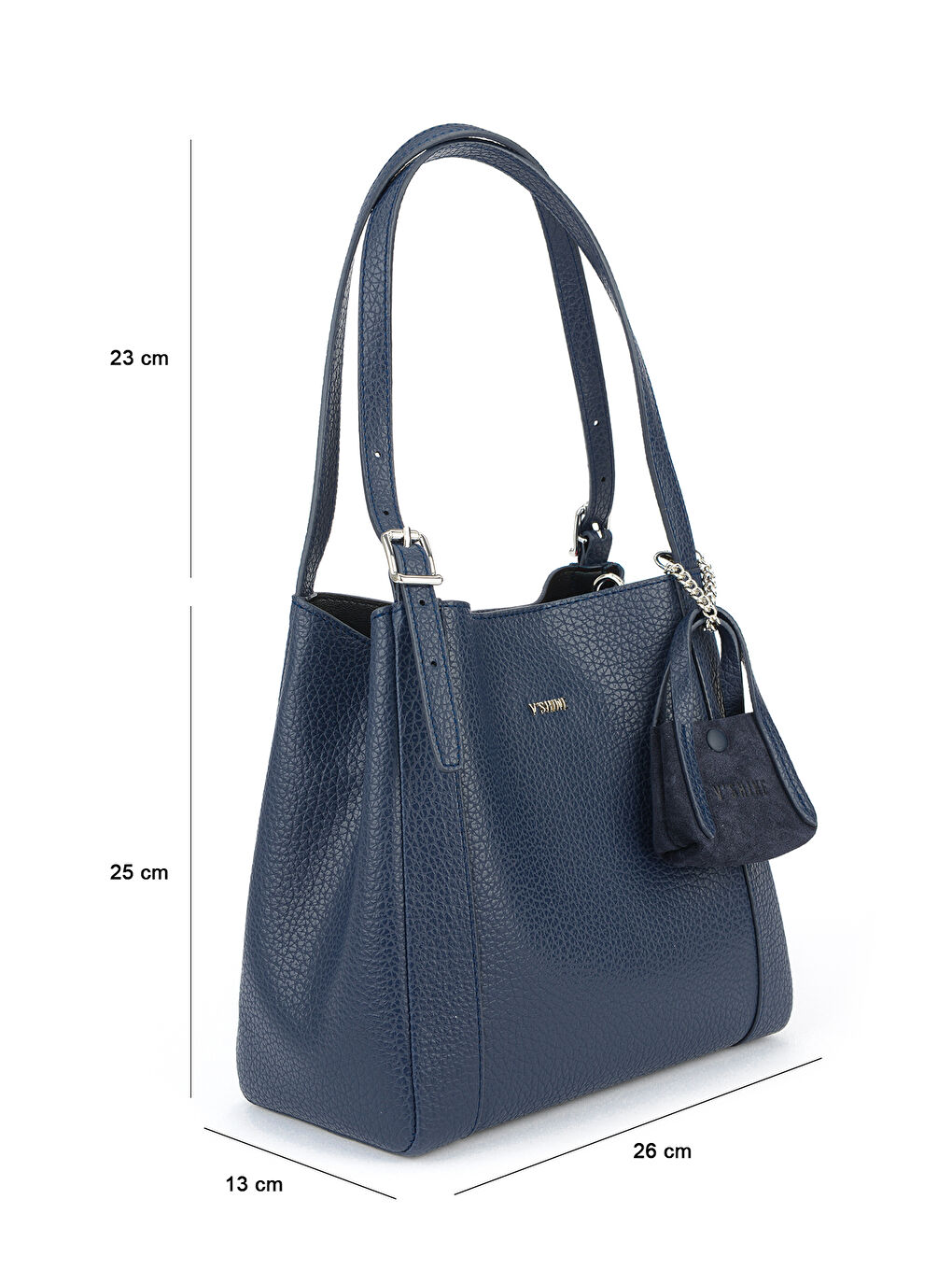 Kadın Omuz ve El Çantası 153979Z3120 Lacivert-1