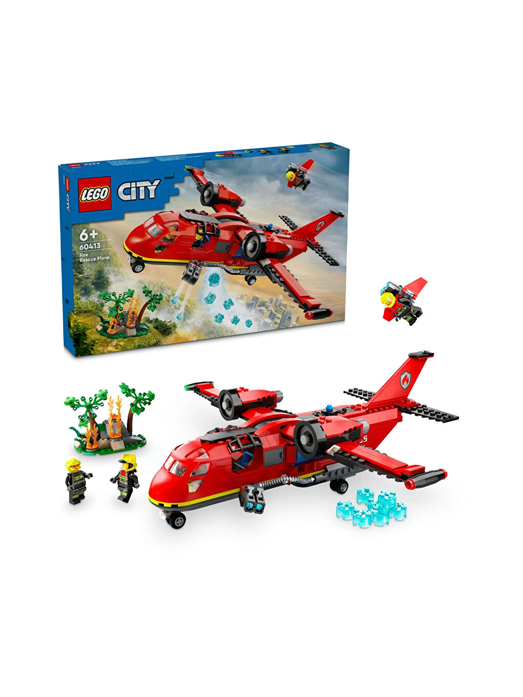 Lego City İtfaiye Kurtarma Uçağı 60413