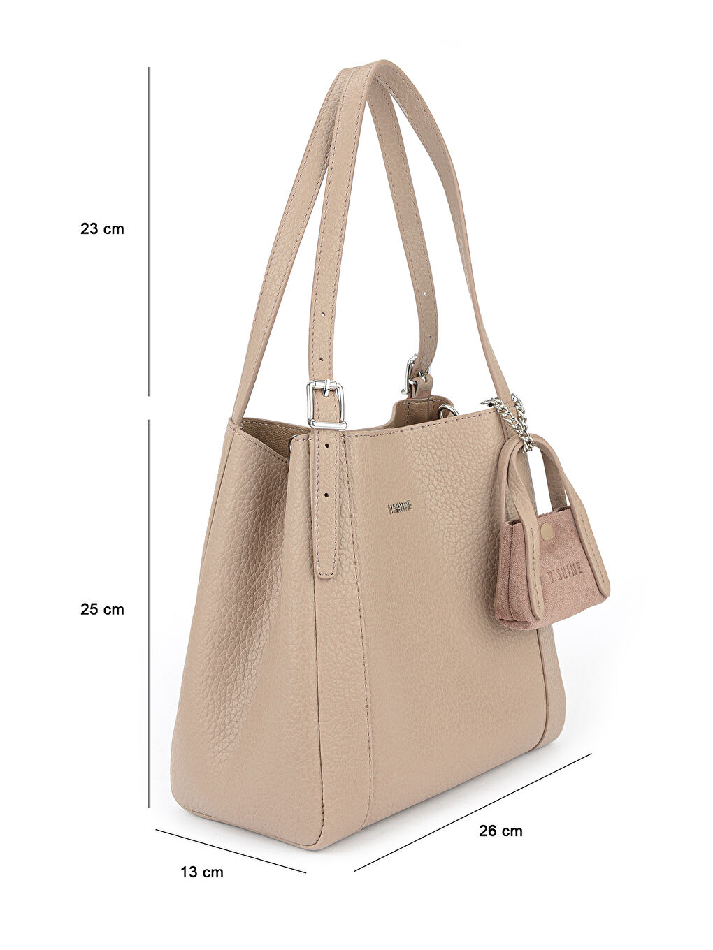 Bej Kadın Omuz ve El Çantası 153979Z3120 Kum-1