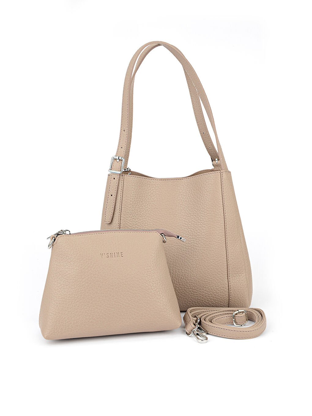 Bej Kadın Omuz ve El Çantası 153979Z3120 Kum-2