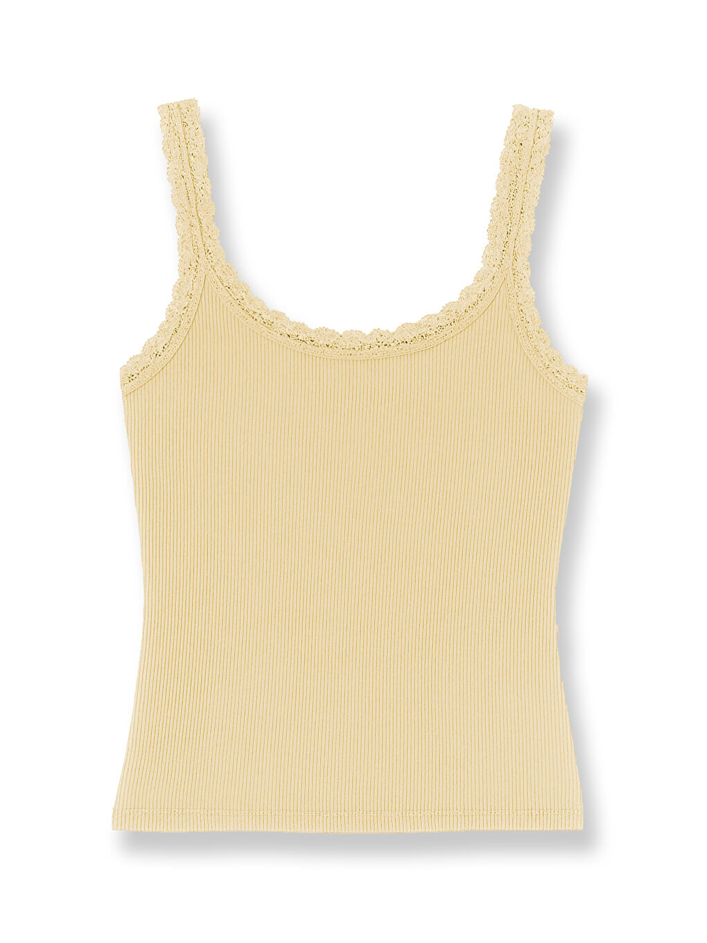 Bej Kaşkorse Dantel Askılı Kadın Atlet-2