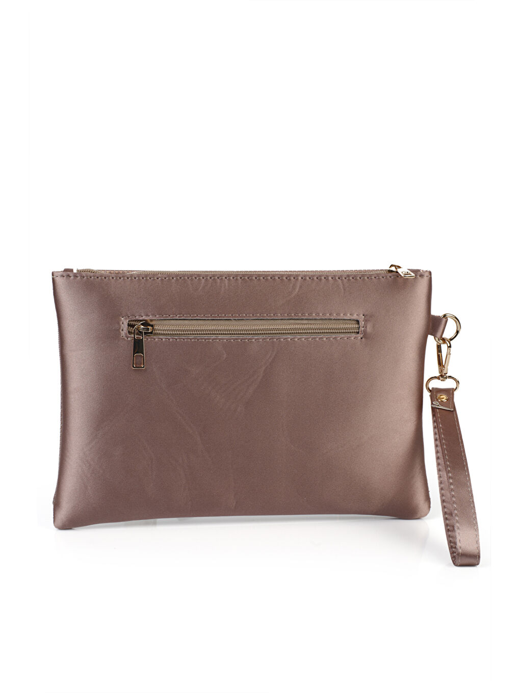 Pembe Paris Kadın Clutch Çanta-1