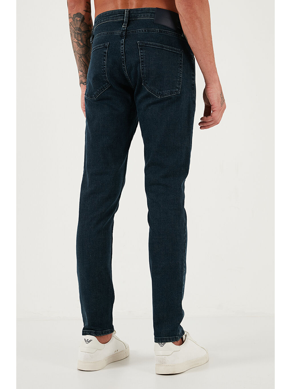 Mavi Streç Pamuklu Slim Fit Yüksek Bel Dar Paça Jeans 3300C46TOKYO-4