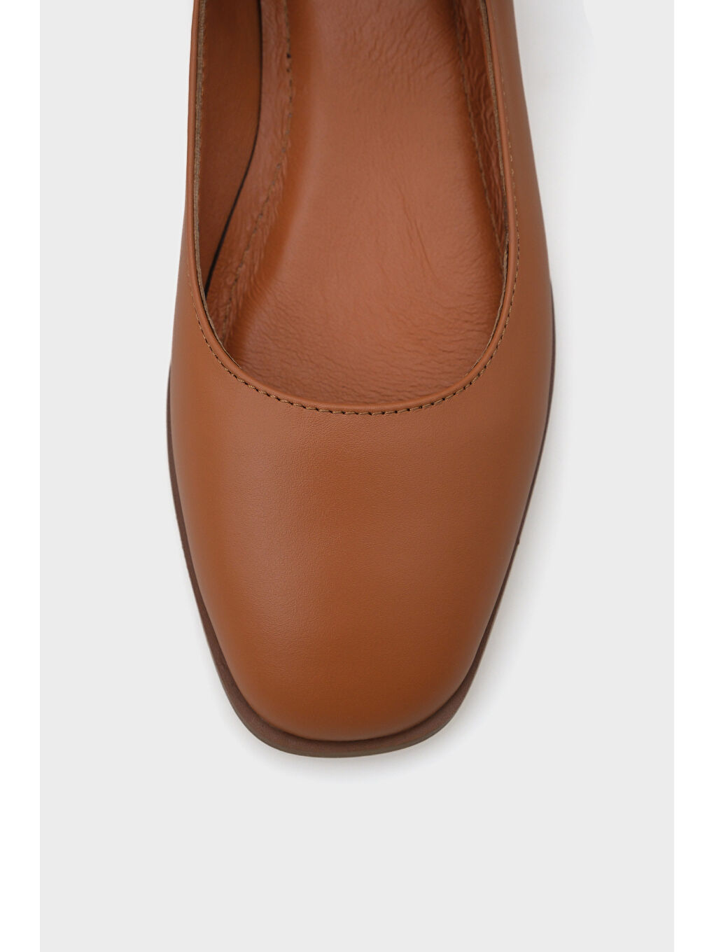 Siyah Beth Hakiki Deri Mary Jane Kadın Ayakkabı-2