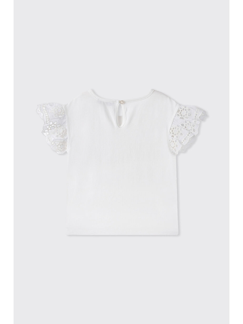 Kız Bebek Beyaz Tişört-1