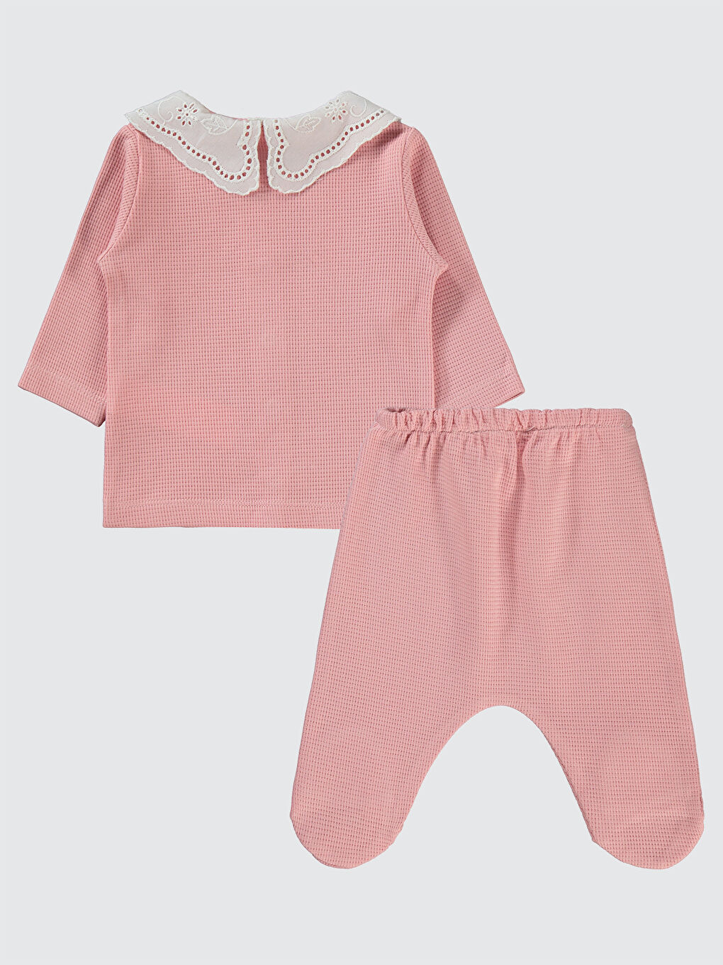 Civil Pembe Baby Kız Bebek Pijama Takımı 1-6 Ay Gül Kurusu - 1