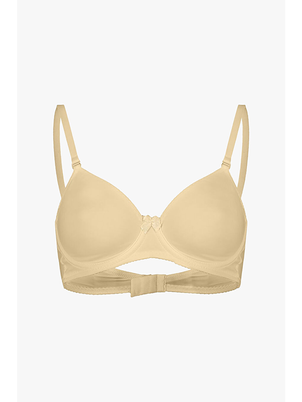 Bej Ten Rengi Desteksiz Toparlayıcı Sütyen