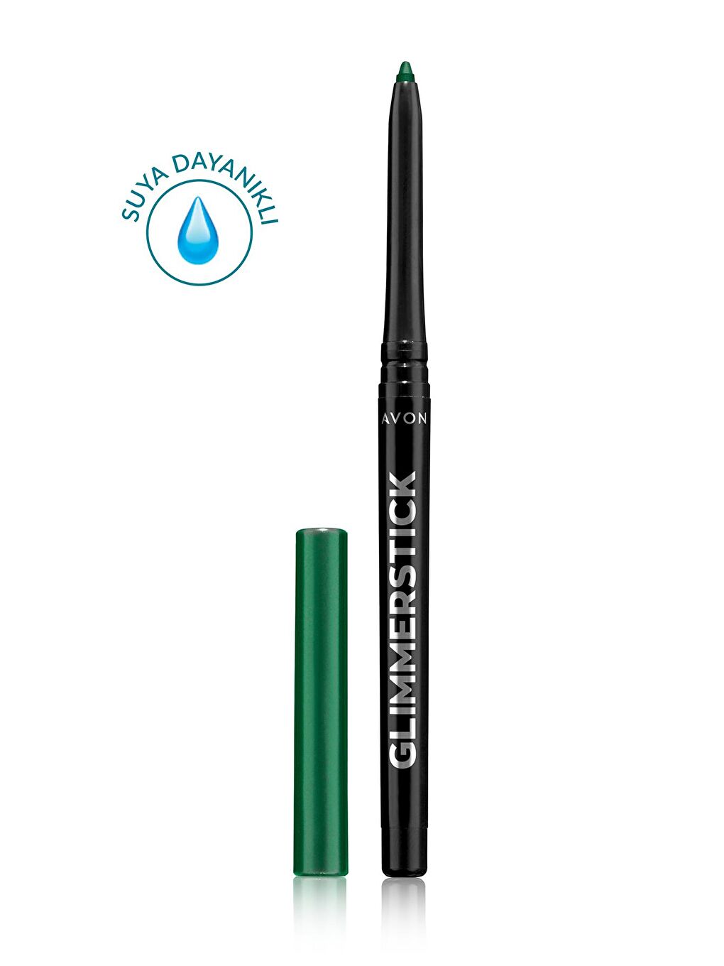 AVON Renksiz Glimmersticks Asansörlü Açılıp Kapanabilen Göz Kalemi Savage Jade - 1