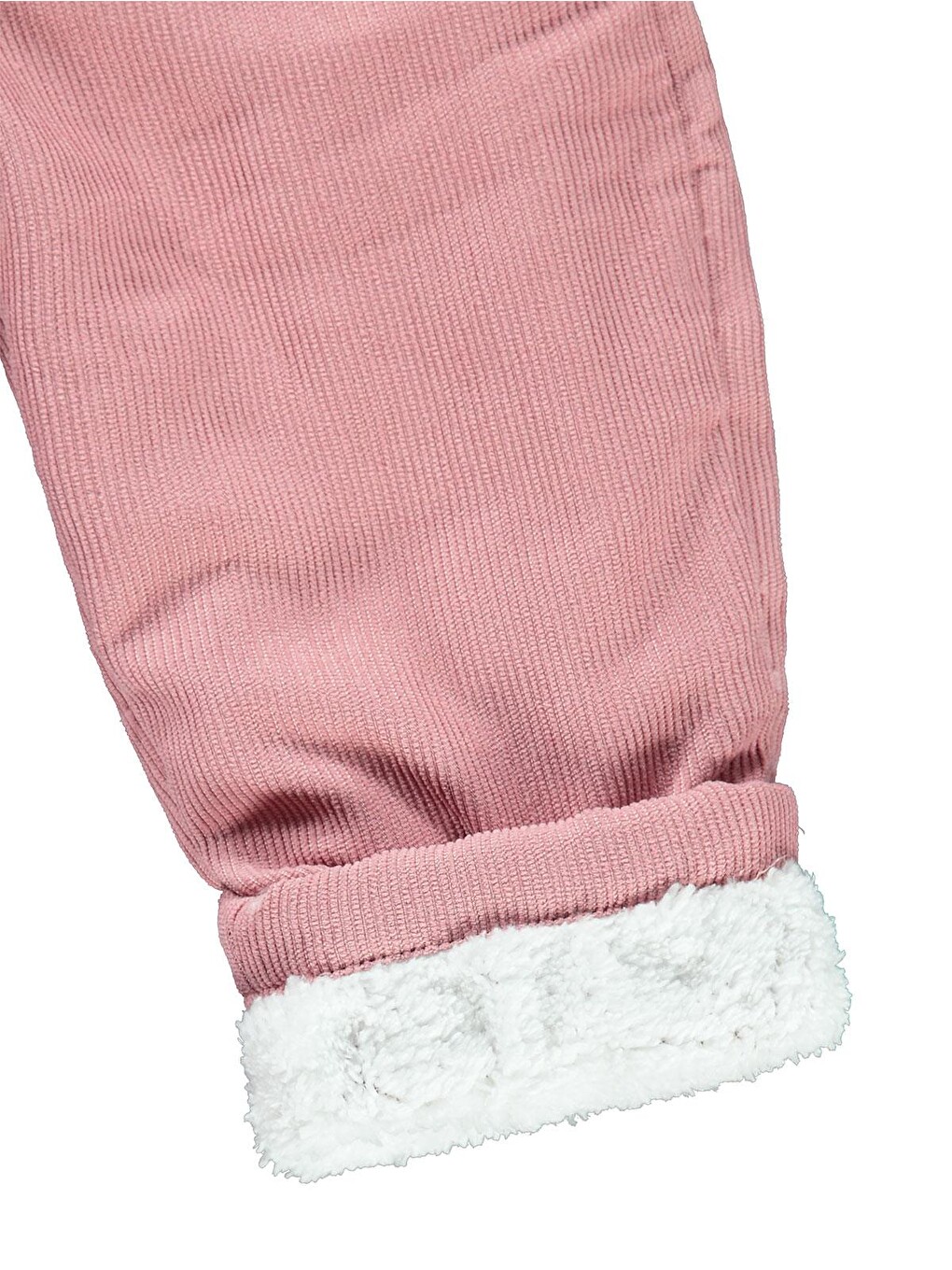 Pembe Girls Basic Velsoftlu 2-5 Yaş Pantolon - Pudra-1