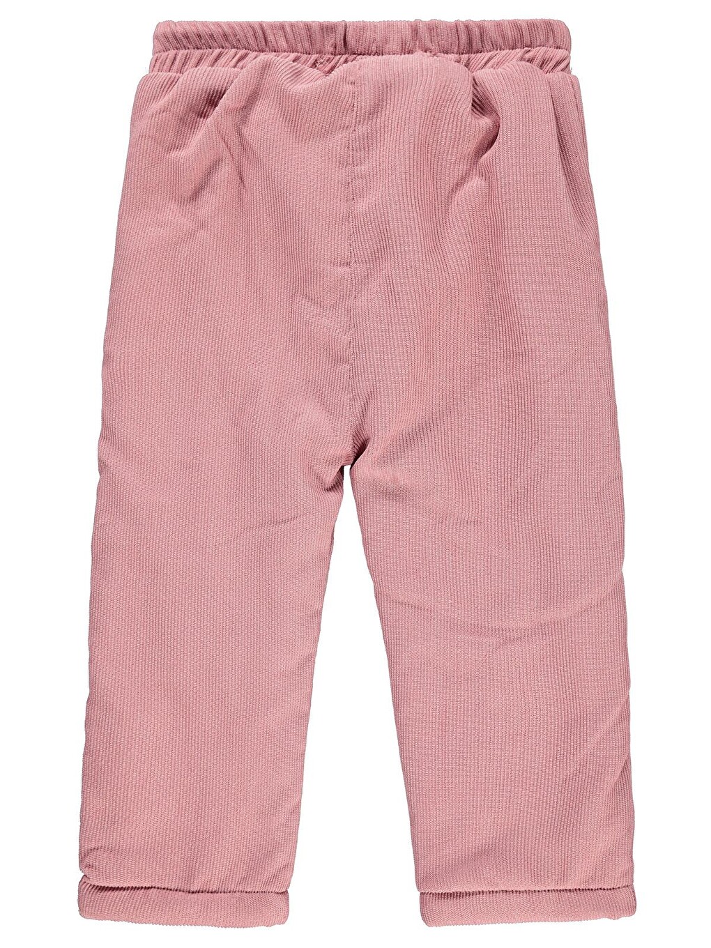 Pembe Girls Basic Velsoftlu 2-5 Yaş Pantolon - Pudra-2