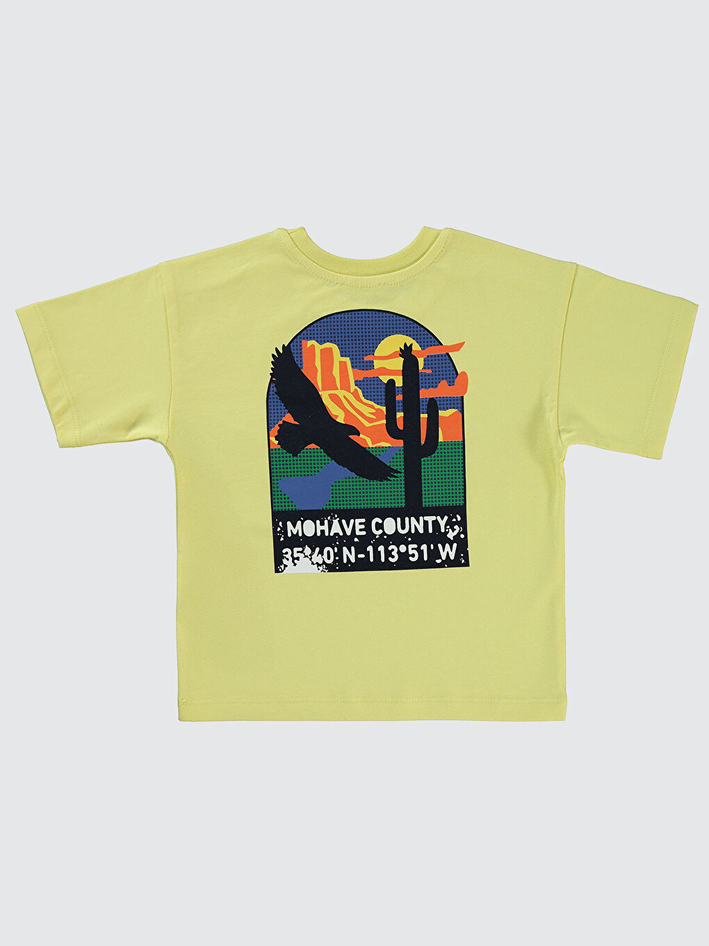 Boys Erkek Çocuk Tişört 2-5 Yaş Açık Sarı-1