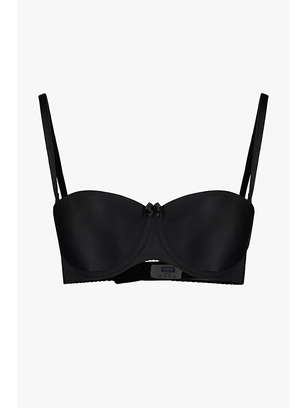 Siyah Destekli Straplez Sütyen