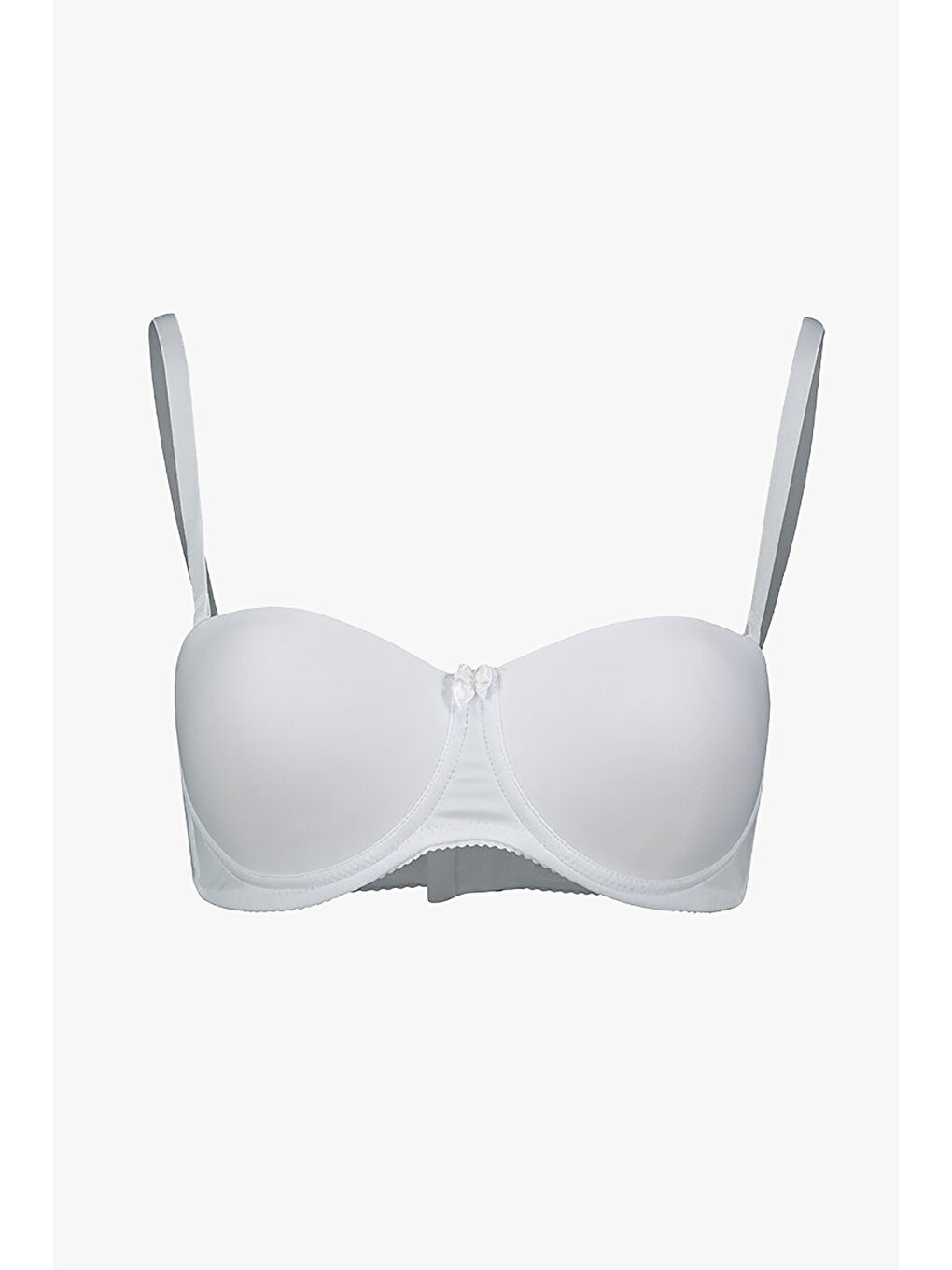 Beyaz Destekli Straplez Sütyen