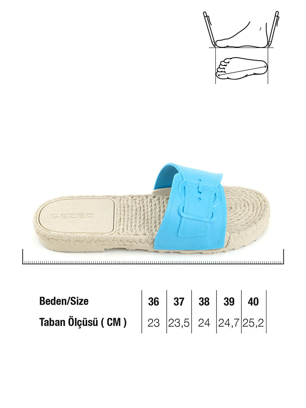 Turkuaz Kadın Yazlık Airblow Islak Zemine Uygun Ev Bahçe Günlük Terlik-1