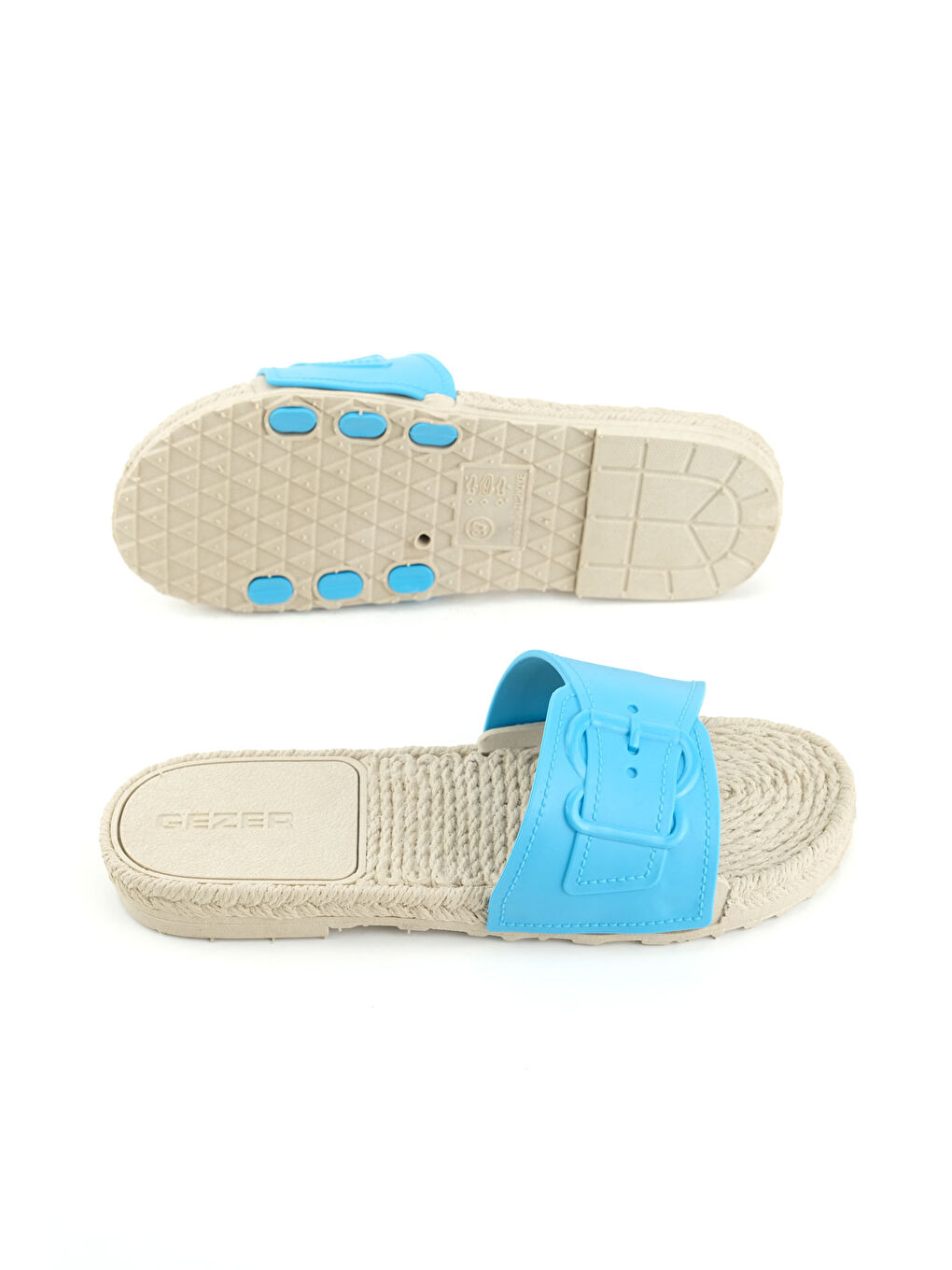 Turkuaz Kadın Yazlık Airblow Islak Zemine Uygun Ev Bahçe Günlük Terlik-4