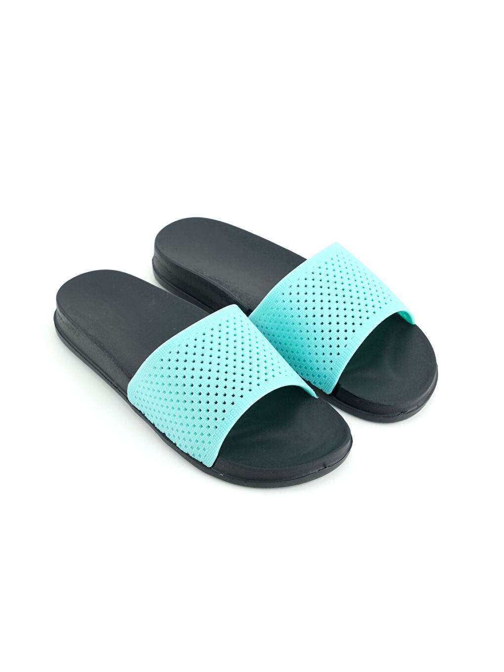 Yeşil Kadın Yazlık Eva Islak Zemine Uygun Ev Bahçe Banyo Havuz Terlik-2