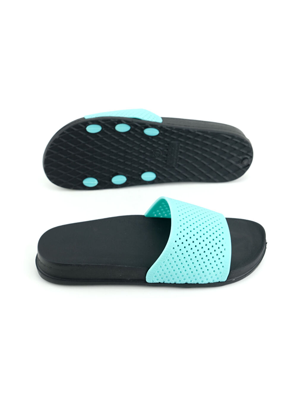 Yeşil Kadın Yazlık Eva Islak Zemine Uygun Ev Bahçe Banyo Havuz Terlik-4