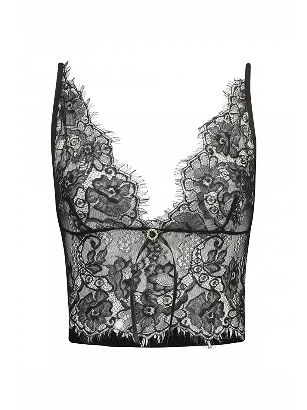 Siyah Dantelli Saten Şortlu Sabahlık Takımı-1