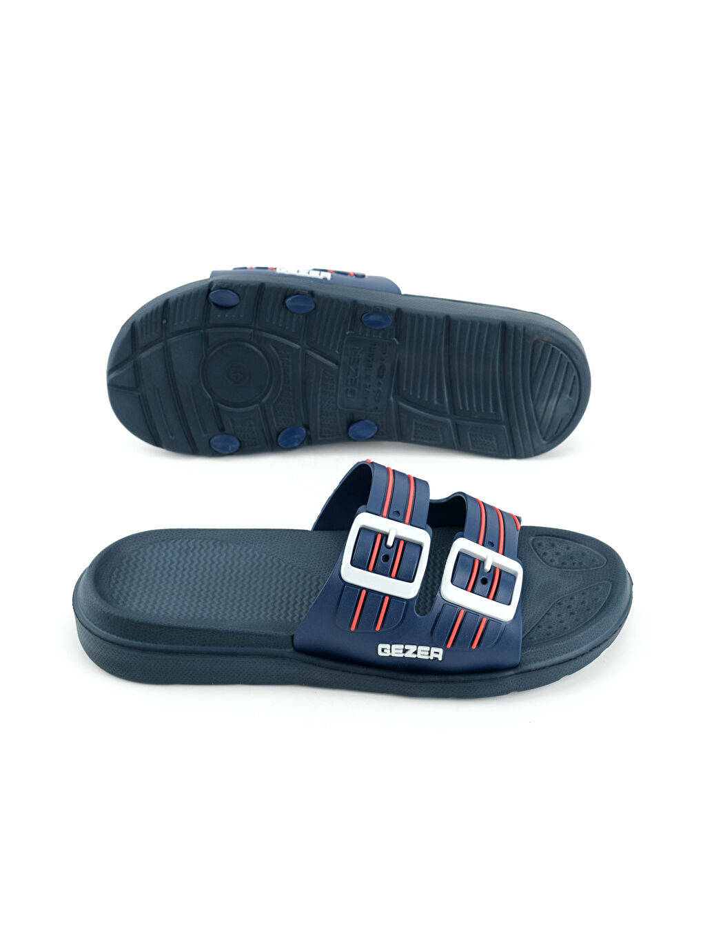 Lacivert Erkek Yazlık Eva Islak Zemine Uygun Günlük Ev Bahçe Havuz Banyo Terlik-4