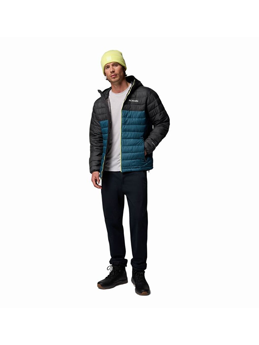 Powder Lite™ II Hooded Jacket Mavi Erkek Outdoor Mont WO6272-2
