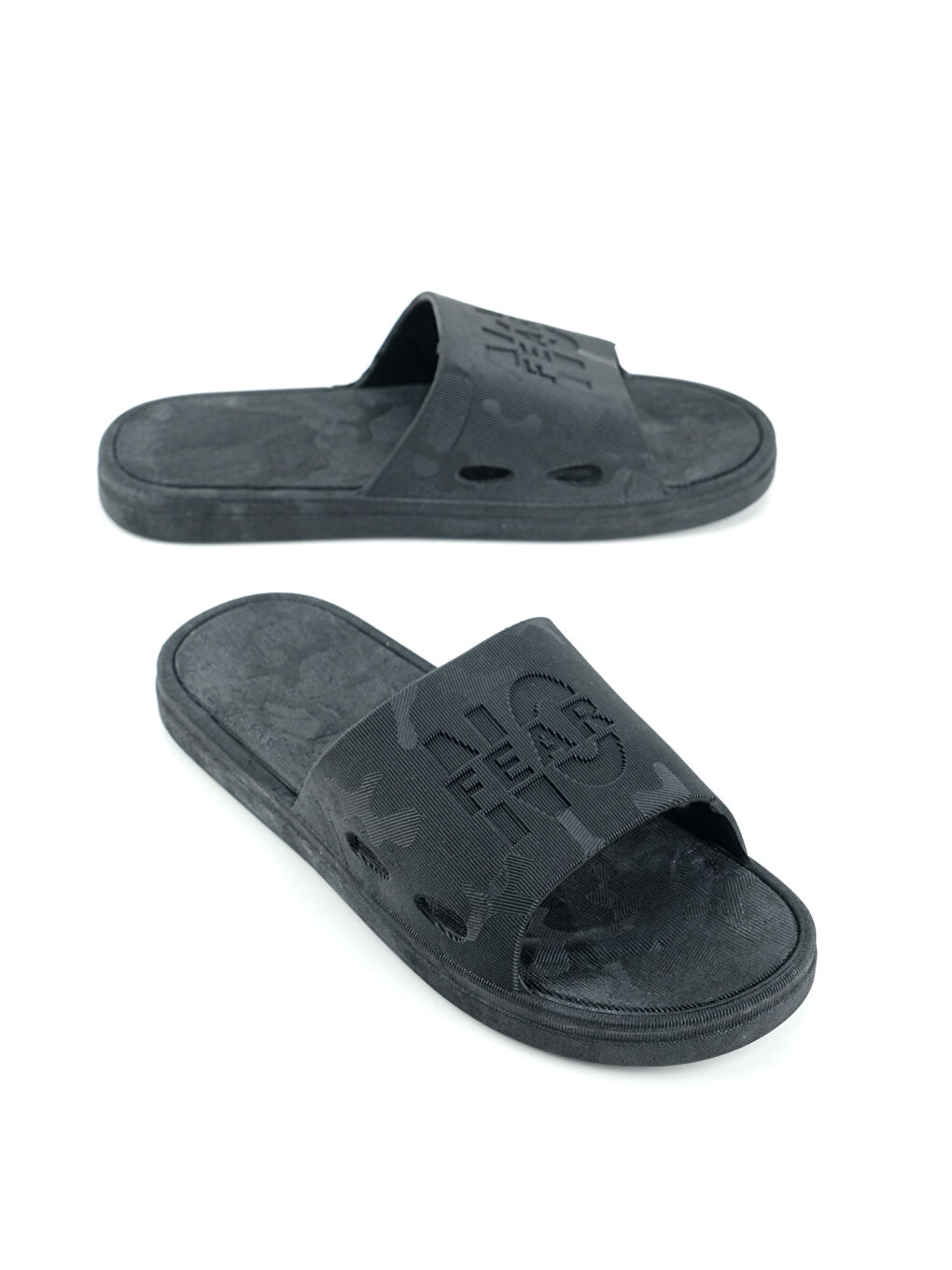 Siyah Yazlık Erkek No Fear Airblow Islak Zemine Uygun Günlük Ev Bahçe Havuz Terlik