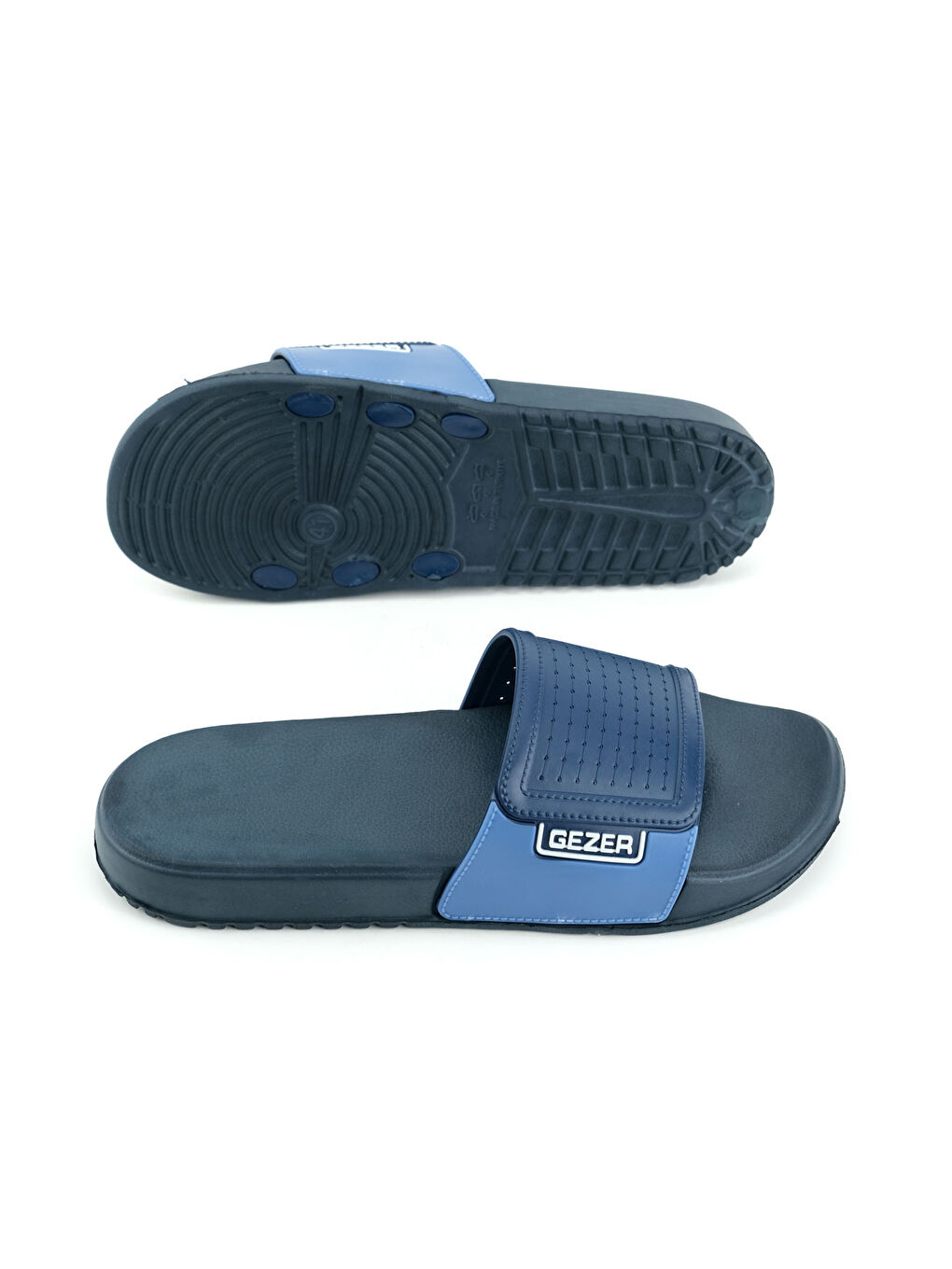 Lacivert Erkek Yazlık Eva Islak Zemine Uygun Günlük Ev Bahçe Havuz Banyo Terlik-4
