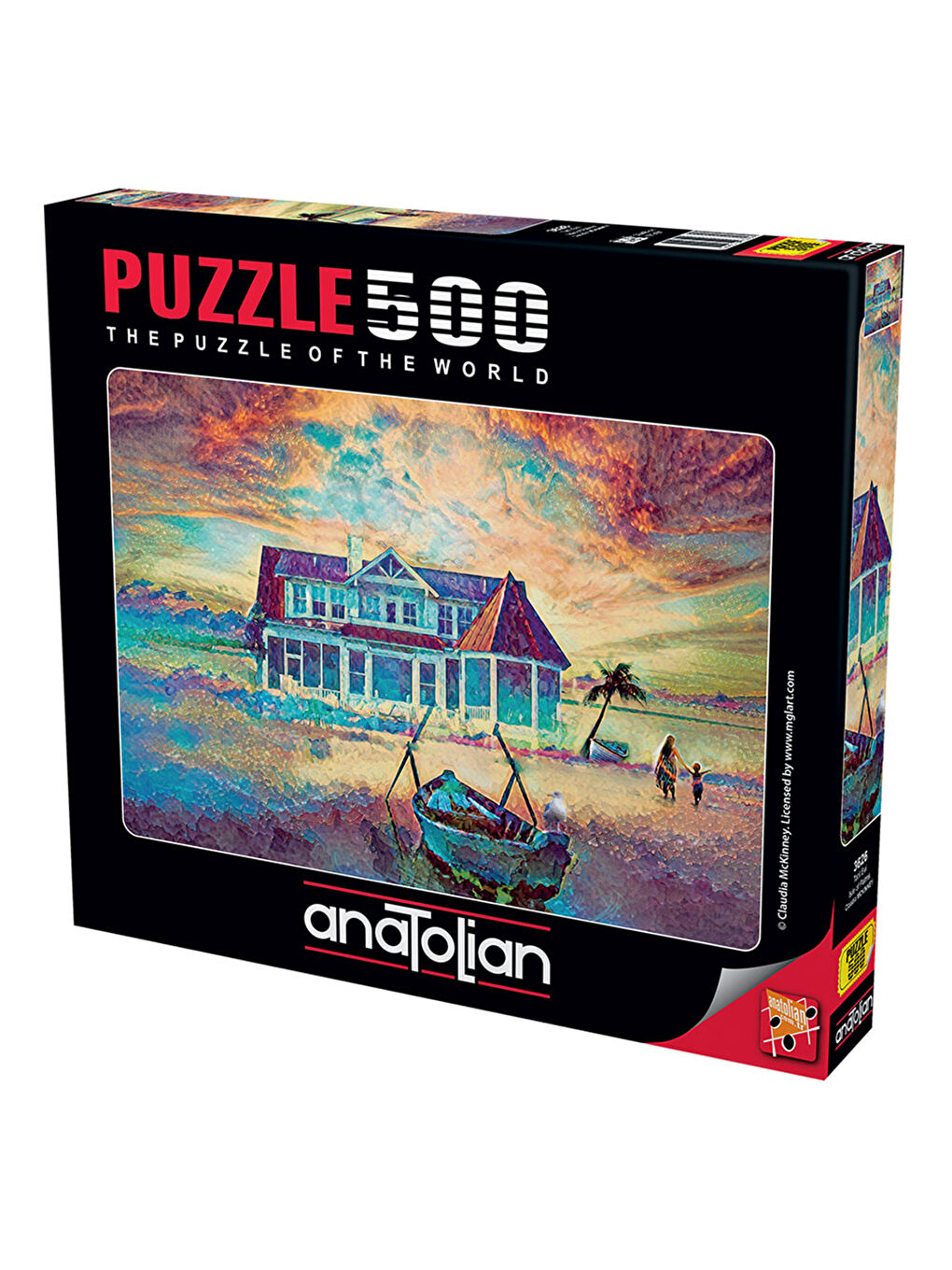 Anatolian Renksiz Puzzle 500 Parça Tatil Evi 3626 - 1