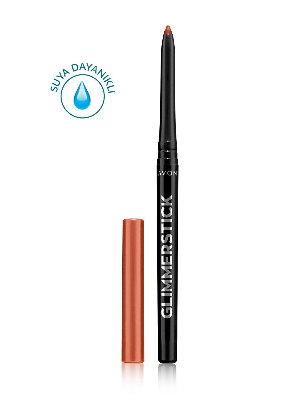 AVON Renksiz Glimmersticks Asansörlü Açılıp Kapanabilen Göz Kalemi Fierce Amber - 1